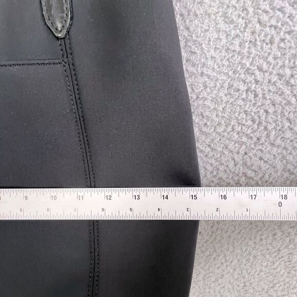 COACH A9N 6217 NEW YORK MEDIUM BAG BLACK NEOPRENE AND LEATHER - Picture 7 of 9